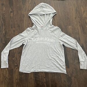 Gray Calvin Klein Performance sweatshirt